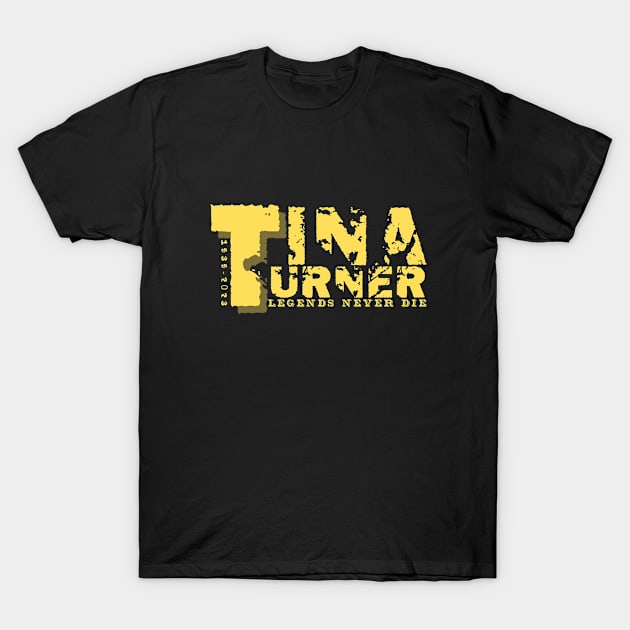 Tina Turners Retre, Tinas Turners Lover,Tinas Turners Fan Gifts T-Shirt by yayashop